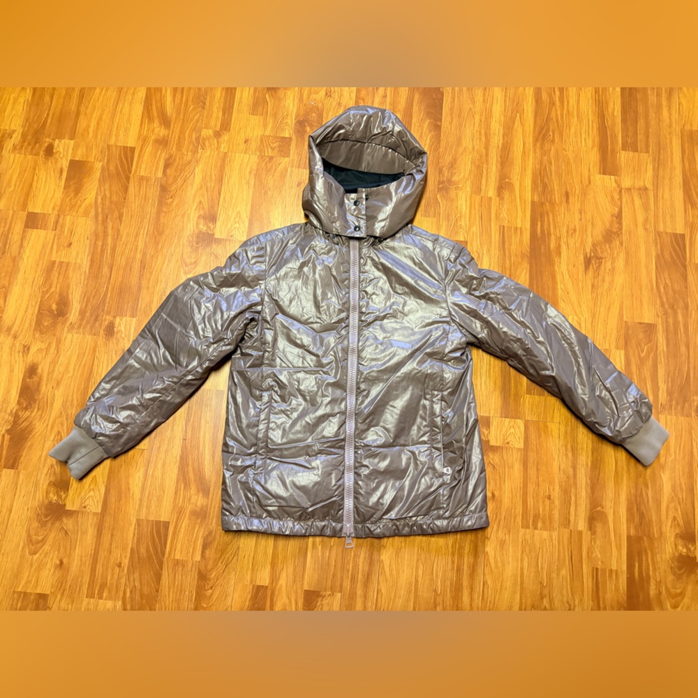 Prada Reversible Metallic Mauve Jacket – Removable Hood